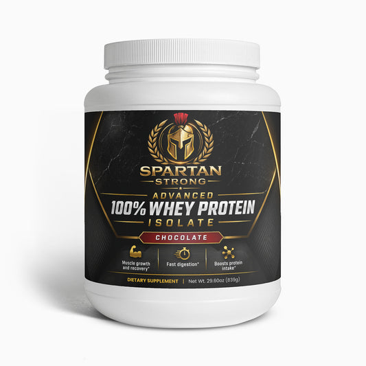 Spartan Strong Advance 100% Whey Protein Isolate Powder Supplement (Chocolate)