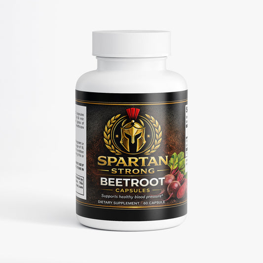 Spartan Strong Beetroot Capsules Supplements | Premium Organic Beetroot for Nitric Oxide Support