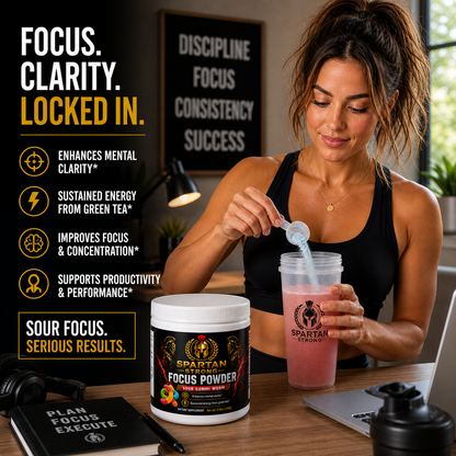 Spartan Strong Focus Powder Supplement (Sour Gummi Worm)